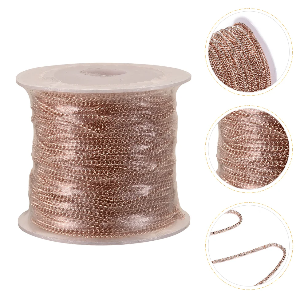 

DIY Copper Chain Bracelets Jewelry Making Accessory Chains Supply Necklace Elder Dangle Earrings