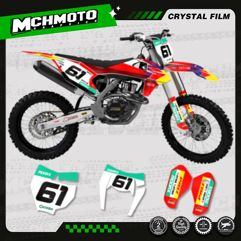 MCHMFG Full Graphics Decal Stickers For KTM SX SXF 2016 2017 2018 EXC EXC-F 2017 2018 2019 125 250 300 350 450 -008