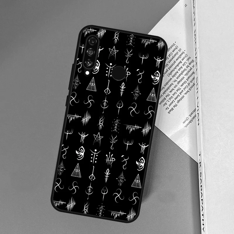 Bloodborne Runes For Huawei Nova Y90 Y70 Y60 Y61 5T 9 10 SE 3i 7i 8i P Smart P20 P60 Pro P40 P30 Lite Case