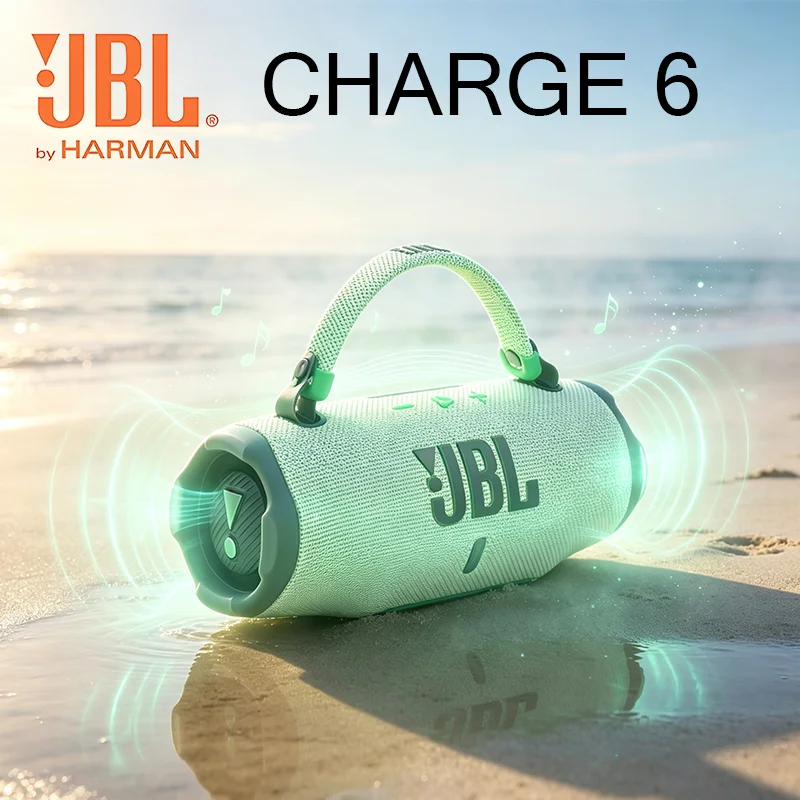 JBL CHARGE6 Long Battery Bluetooth Sound Box For Camping Beach Party And Daily Use