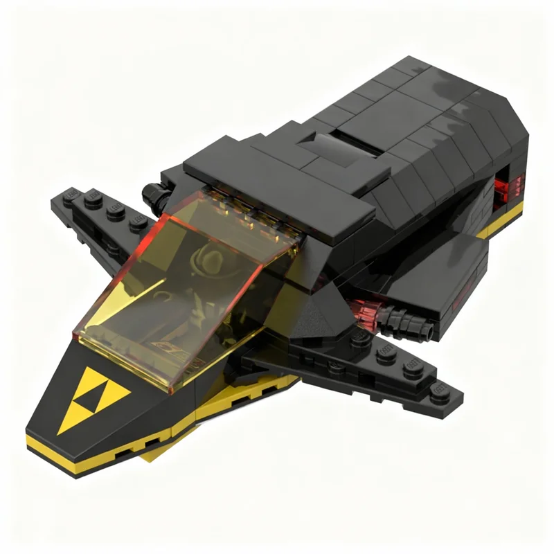 192pcs MOC Space Blacktron I Blacktron Cockpit Module Model Building Blocks Architecture Toys Christmas Gifts Education Art 3D