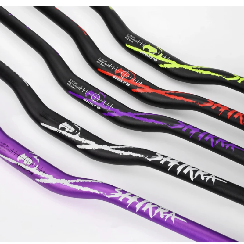 MTB Bicycle Rise Handlebar Bike Swallow-Shaped Handlebar 31.8*720mm Mountain Bike Rise Handle Bar 30mm Rise Bicycle Parts