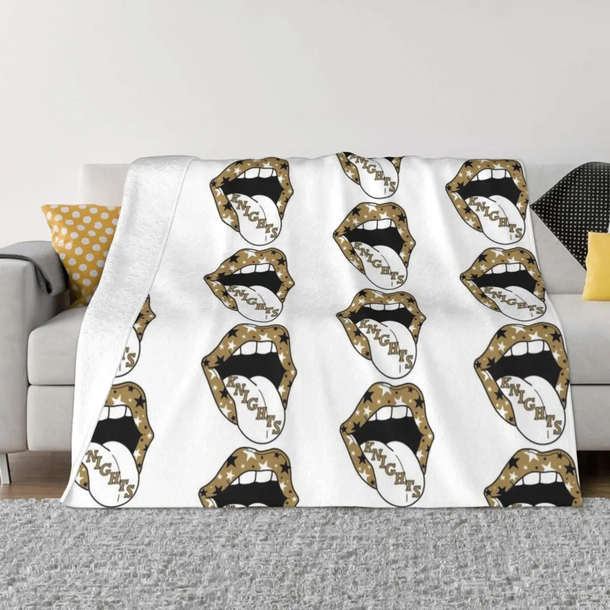 

UCF knights Throw Blanket Soft Beds Soft Big blankets and throws Camping Blankets