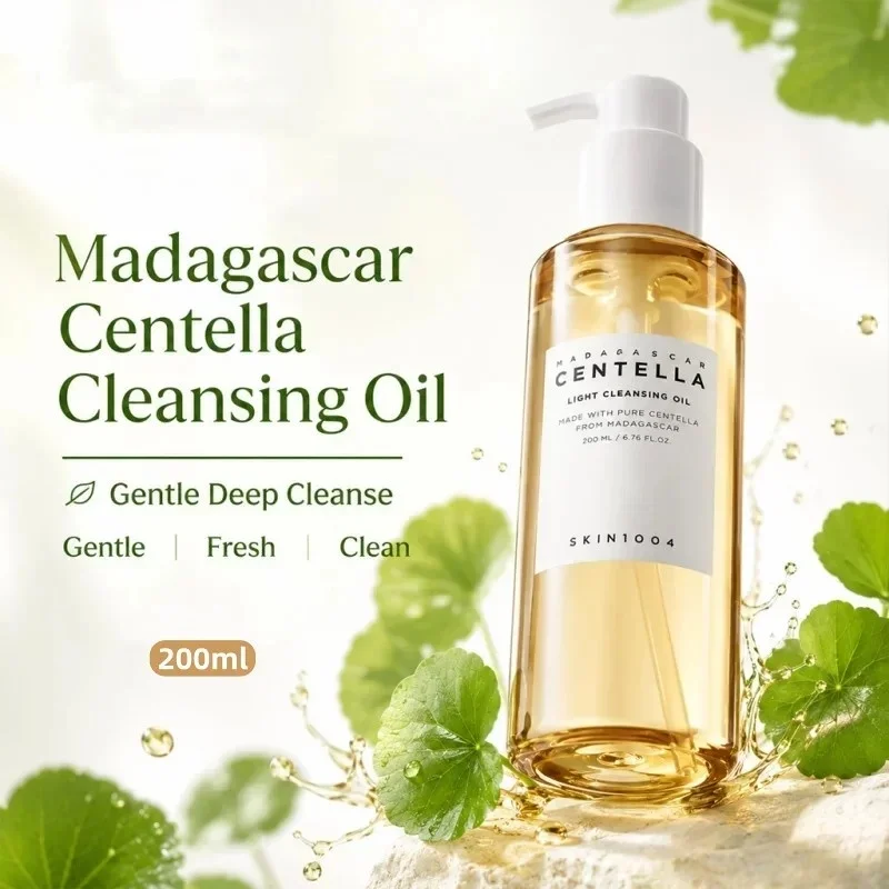 Korean Centella Cleansing Oil Facial Makeup Remover Moisturizing Face Cleansing Oil Shrink Pores Removal Oil Skincare Products