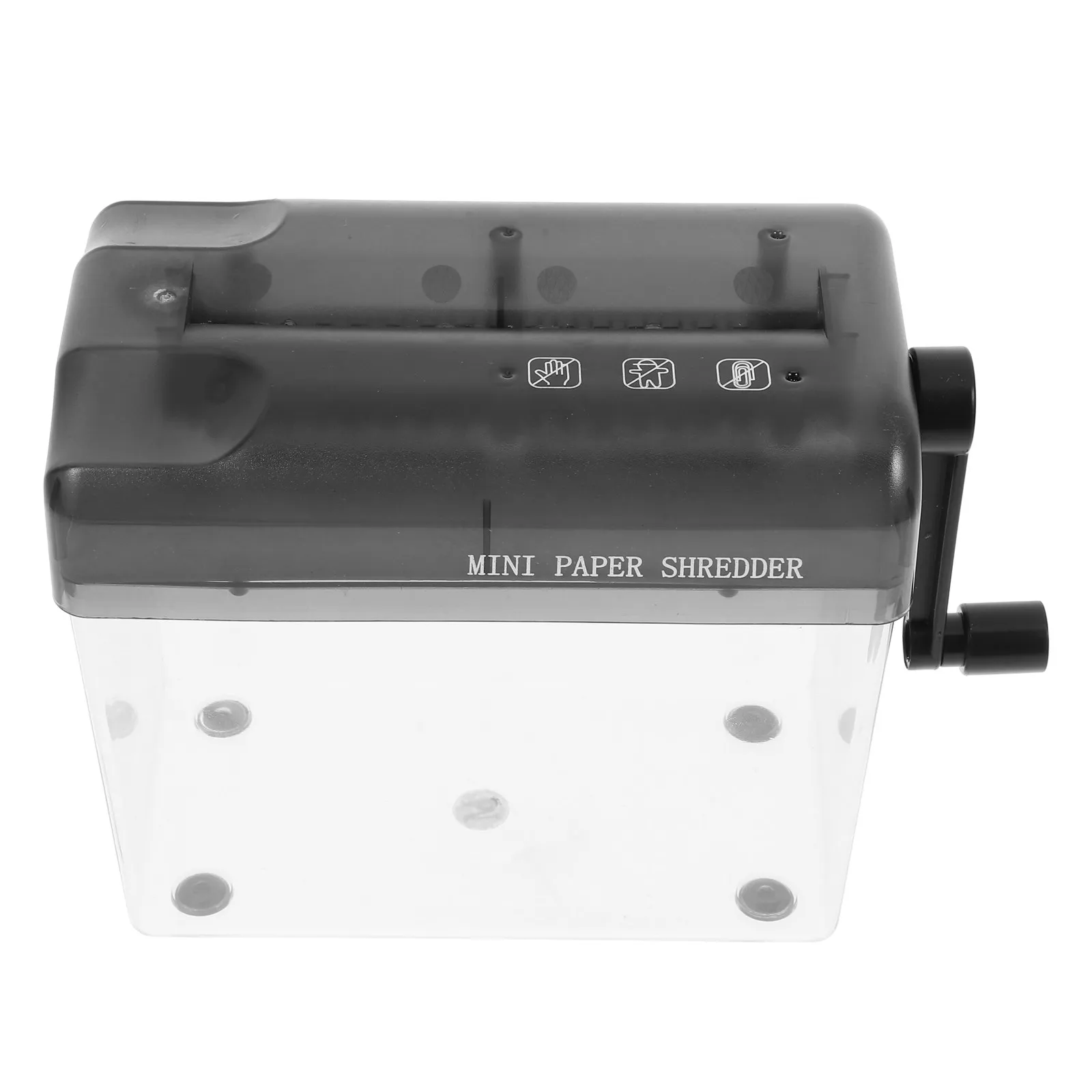 

Manual Paper Shredder Hand Crank Small Desktop Convenient Home Office Wear-Resistant Hand Operation Shredder for Documents
