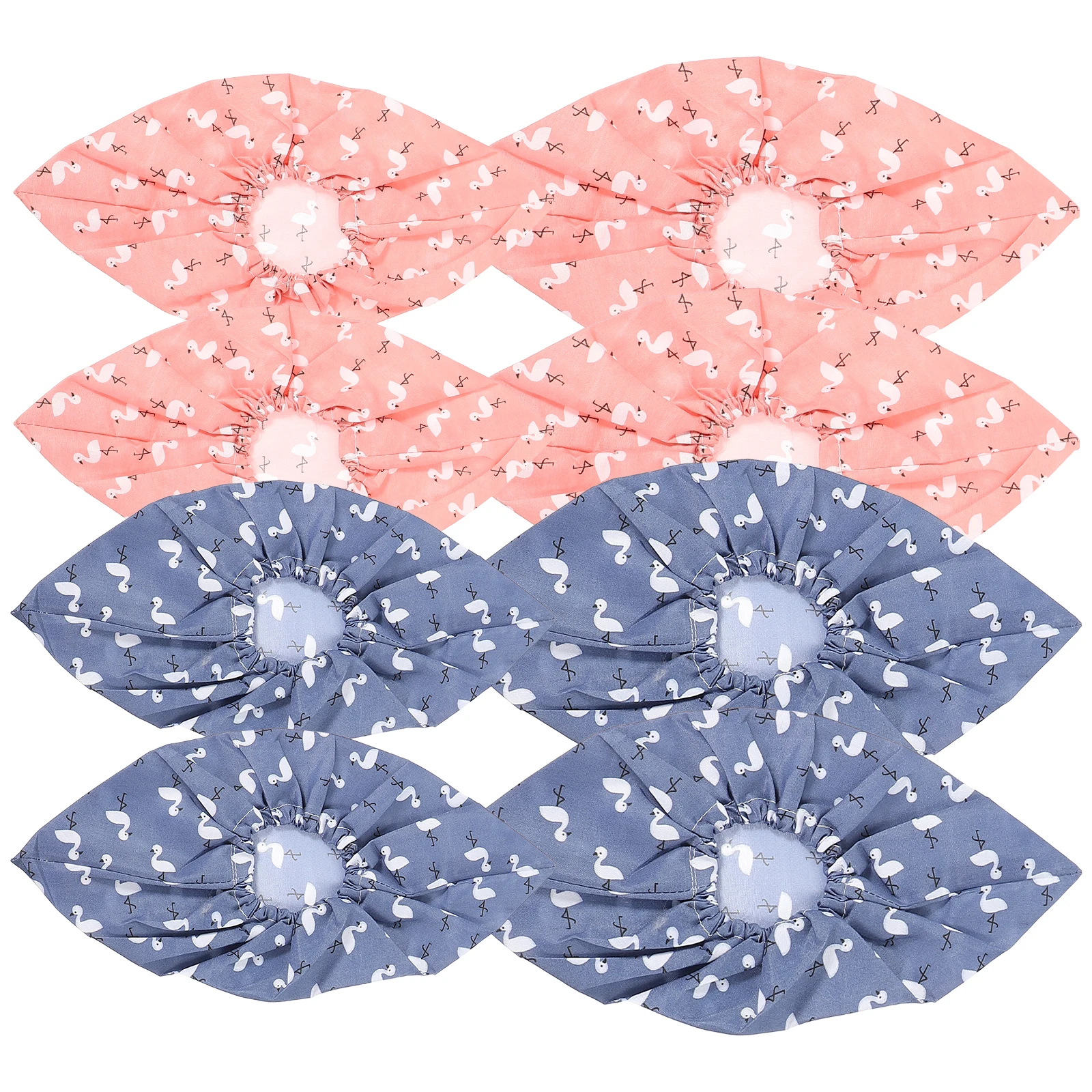 

4 Pcs Breathable Shoe Covers Reusable Washable Elastic Indoor Fabric Dust Proof House Protection Safe Floors No Scratch