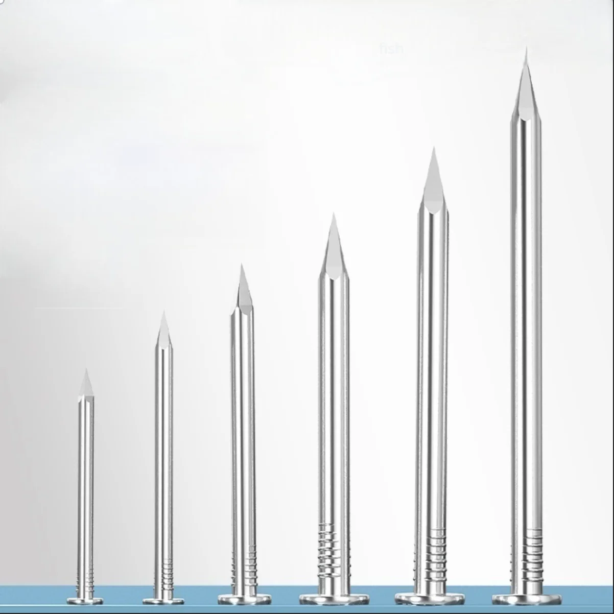 Sekrup baja tahan karat 304, paku bulat untuk pengerjaan kayu, paku baja, paku besi, paku dinding, paku untuk pistol paku, paku untuk menggantung gambar