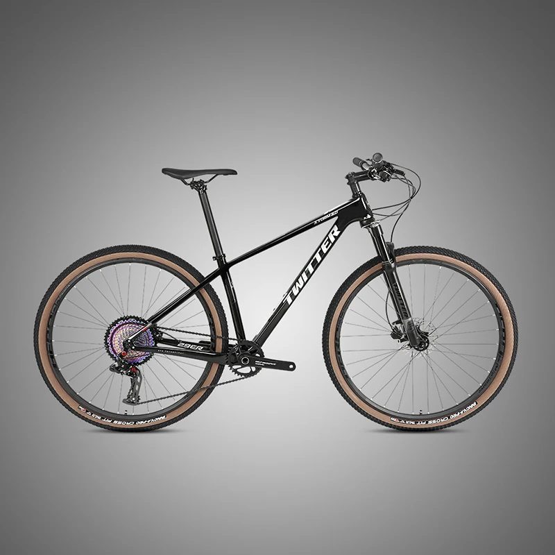 27.5 inches Hydraulic disc brake carbon fiber Forest trail mountain biking Air suspension portability damping Mountain Bicycle