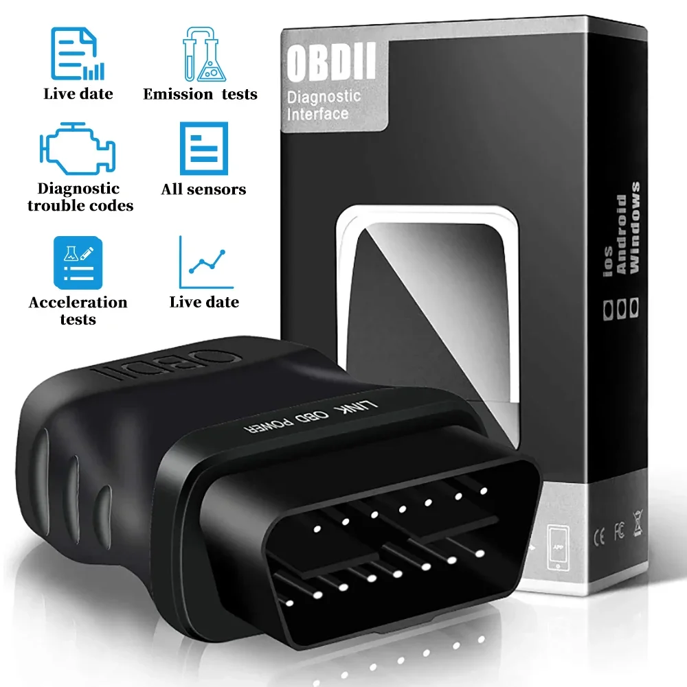

ELM327 диагностический сканер двигателя автомобиля Bluetooth 4,0 OBD2 диагностический инструмент для IOS Android ПК система автоматическое сканирование считыватель кодов неисправностей