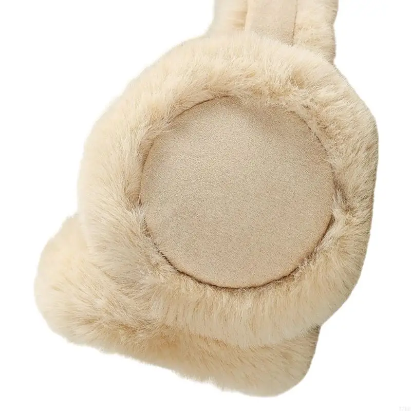 77HE غطاء للأذنين بسيط من القطيفة للنساء والأطفال، عصابة رأس فروي لتدفئة الأذن لشتاء عيد الميلاد وهدايا السنة الجديدة