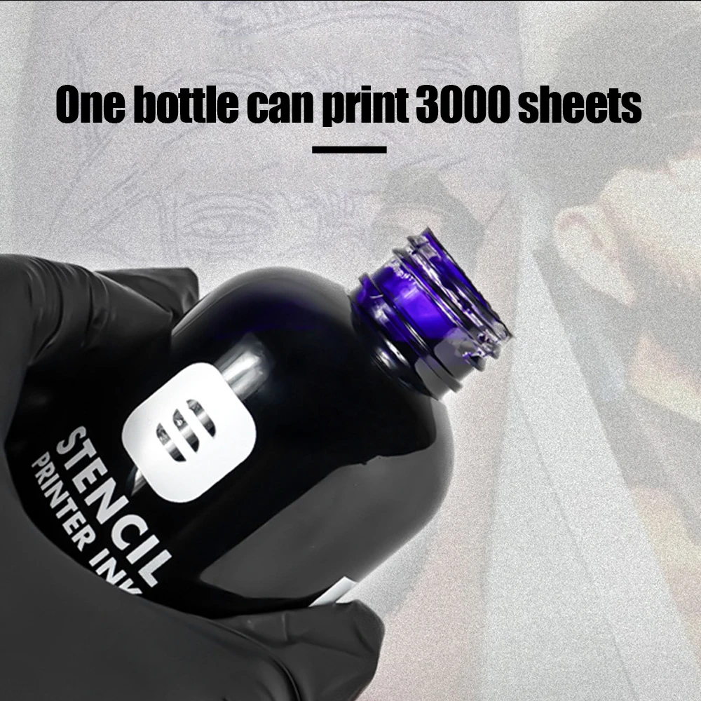 120/240ML Stencil per tatuaggi Inchiostro per stampa Tecnologia professionale Trasferimento Carta da lucido Macchine per trasferimento a getto d'inchiostro Accessori per inchiostro