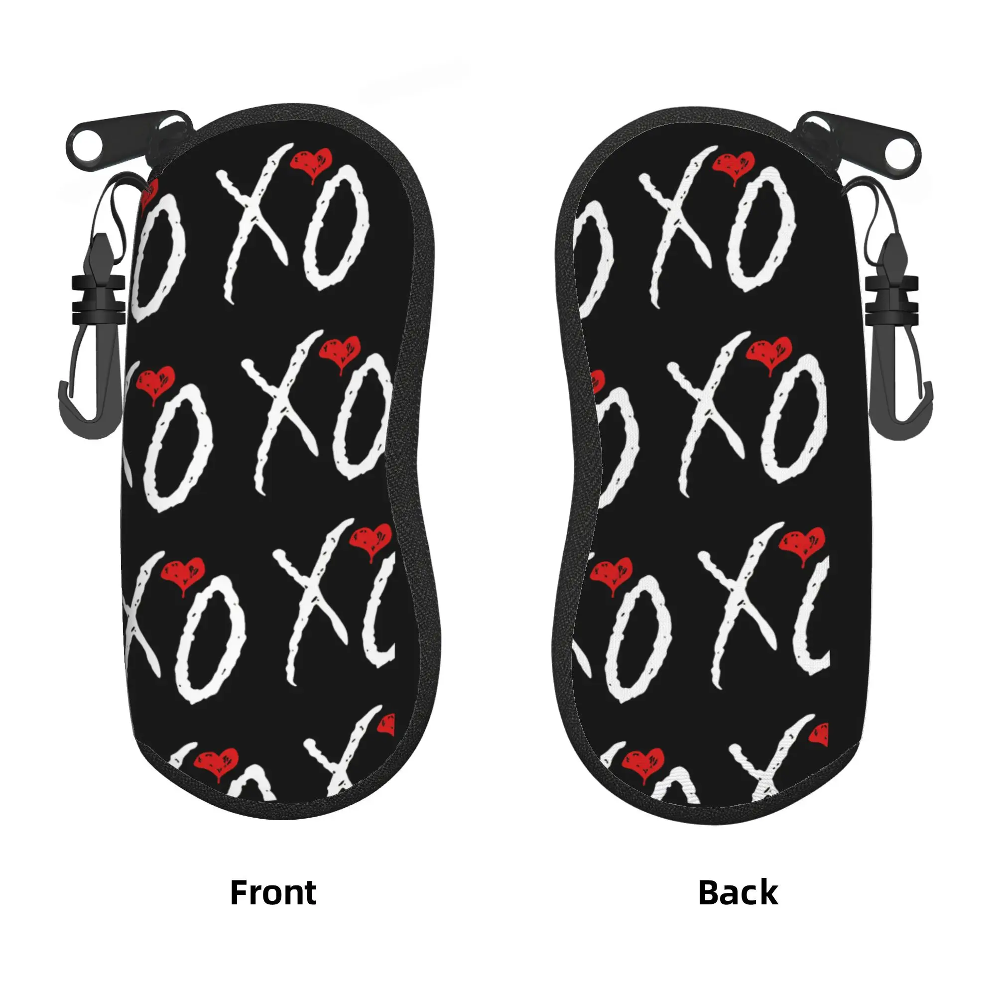 The Weeknd XO Glasses Case Cover Convenient Sunglasses Pouch For Men Women Classic Eyewear Accessory Portable Eyeglass Protector