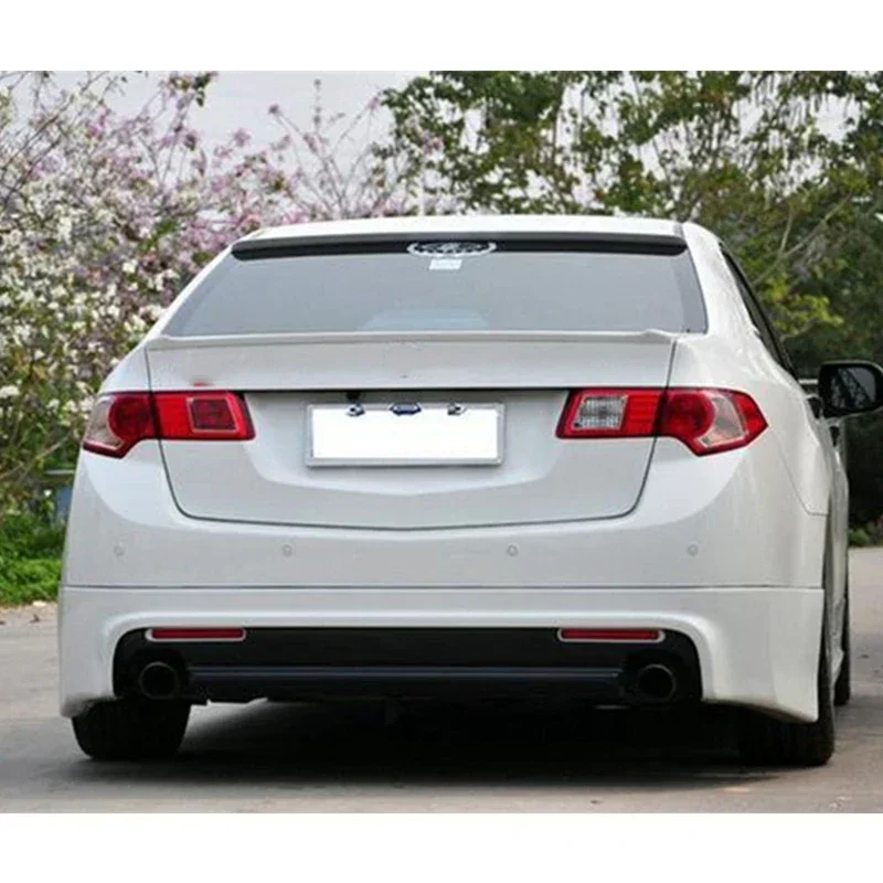 Rear Trunk Spoiler Carbon Surface ABS Material Wing Ducktail Spoiler For Honda Accord Euro 2009 - 2013