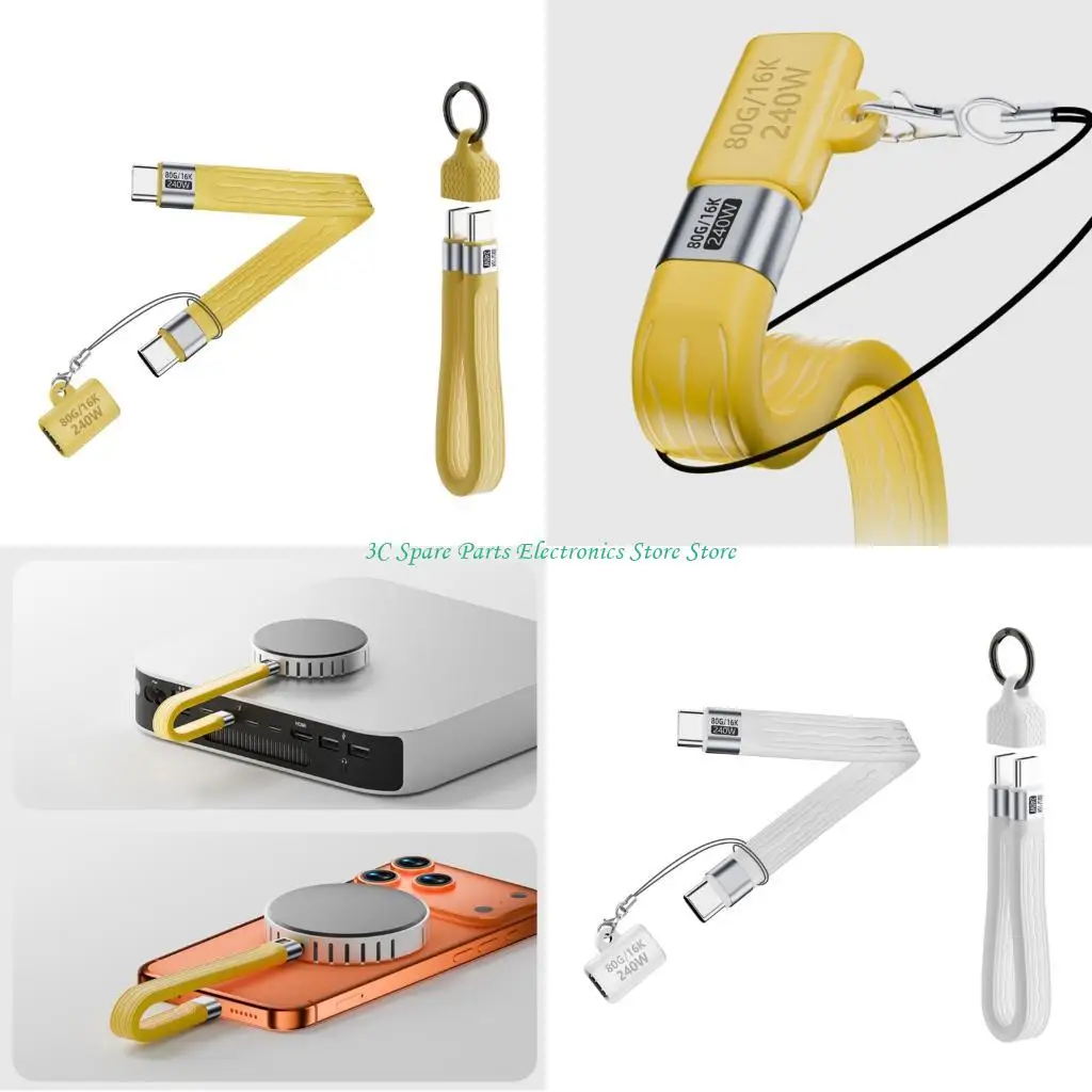 SZ Universal USB4.0 Adapter With 80Gbps Speed 240W Charging Capability Type C Extension Cable Solution