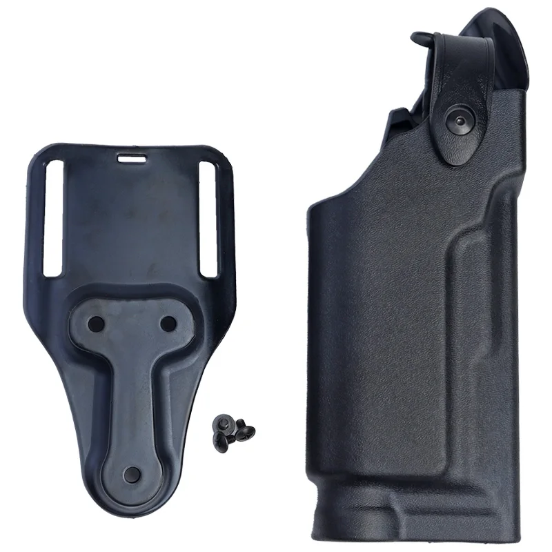 Tactical M9 92 96 Pistol Belt Holster Bearing Flashlight Gun Carry Belt Holster Right Handed