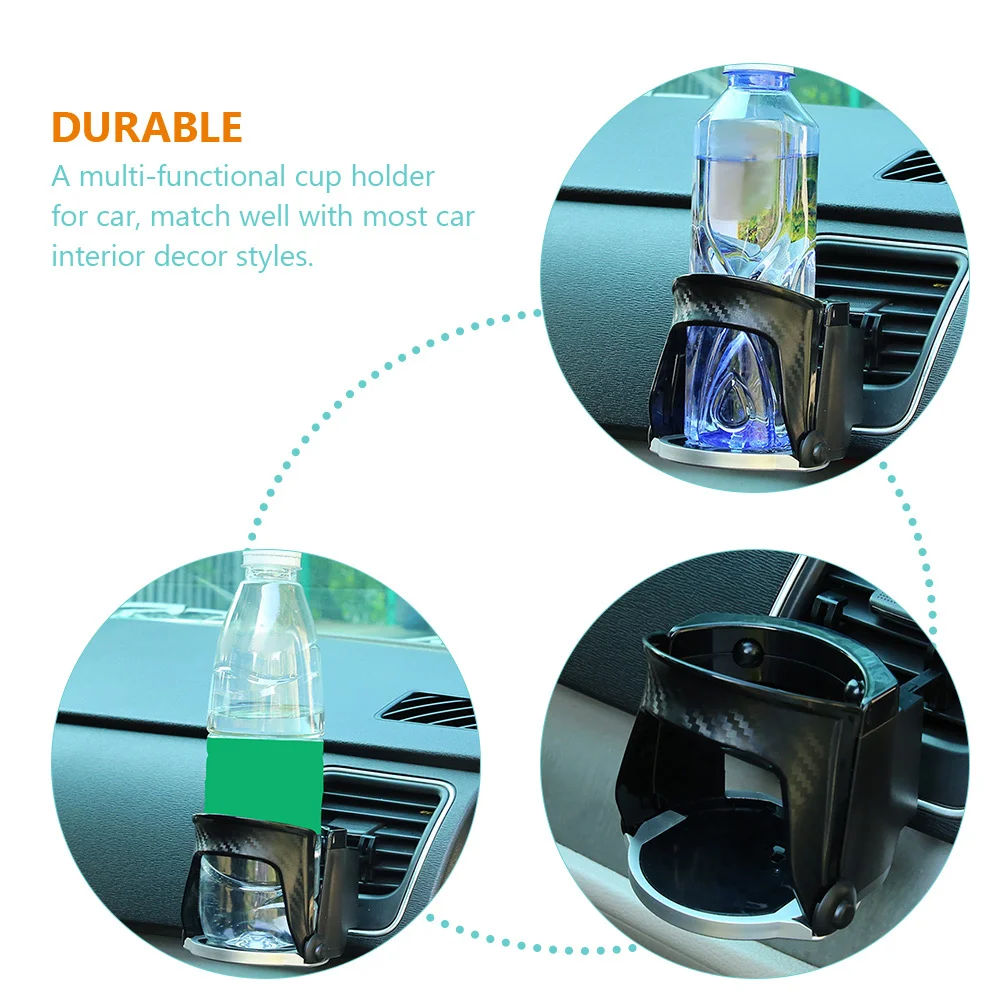 

Extra Cup Holder for Your Car Air Vent Mount Drink Holder Expander Compatible with Water Bottles and Cans Multifunctional Design