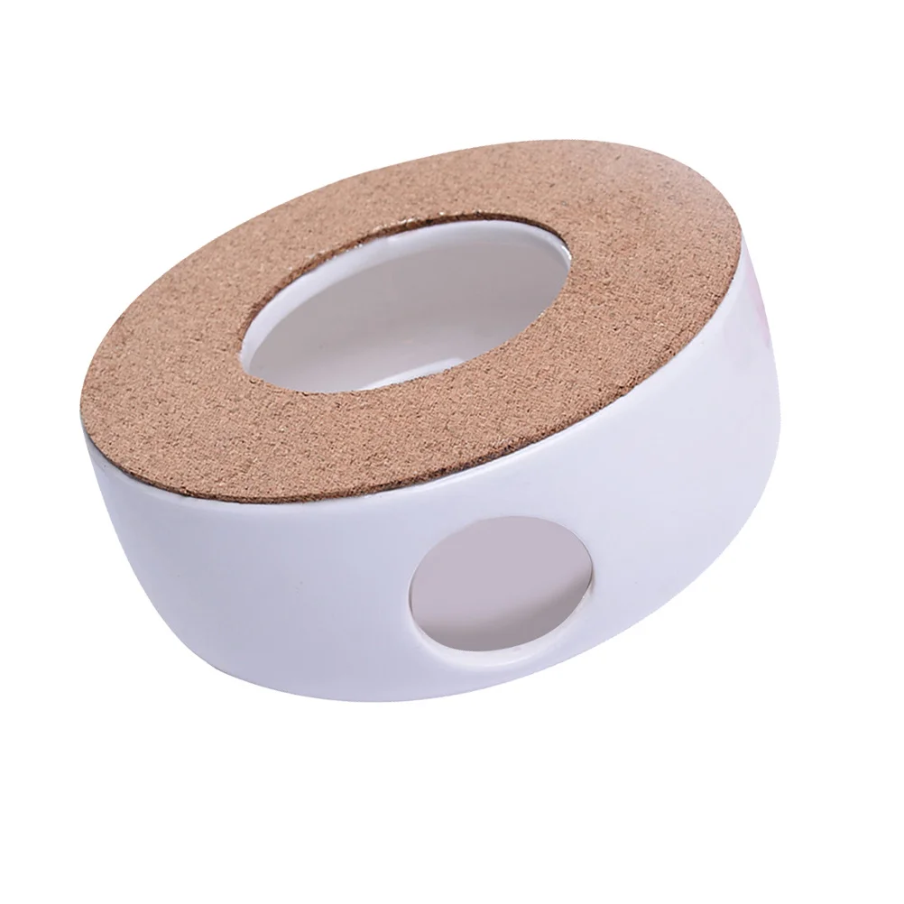 1pc Keramik Halter Runde Vent Design Für Tee Wärmer Milch Heizung Home Office Cafe Decor Küche Bar Zubehör