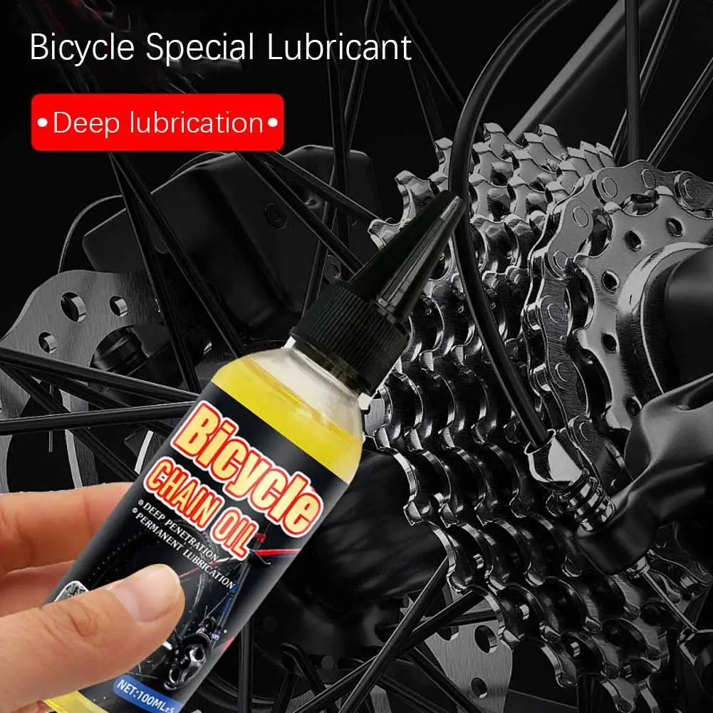 100Ml Bicycle Special Lubricant Motorcycle Chain Maintenance Cleaning Brush MTB Chain Tool Oil Road Bike Cycling Accessories