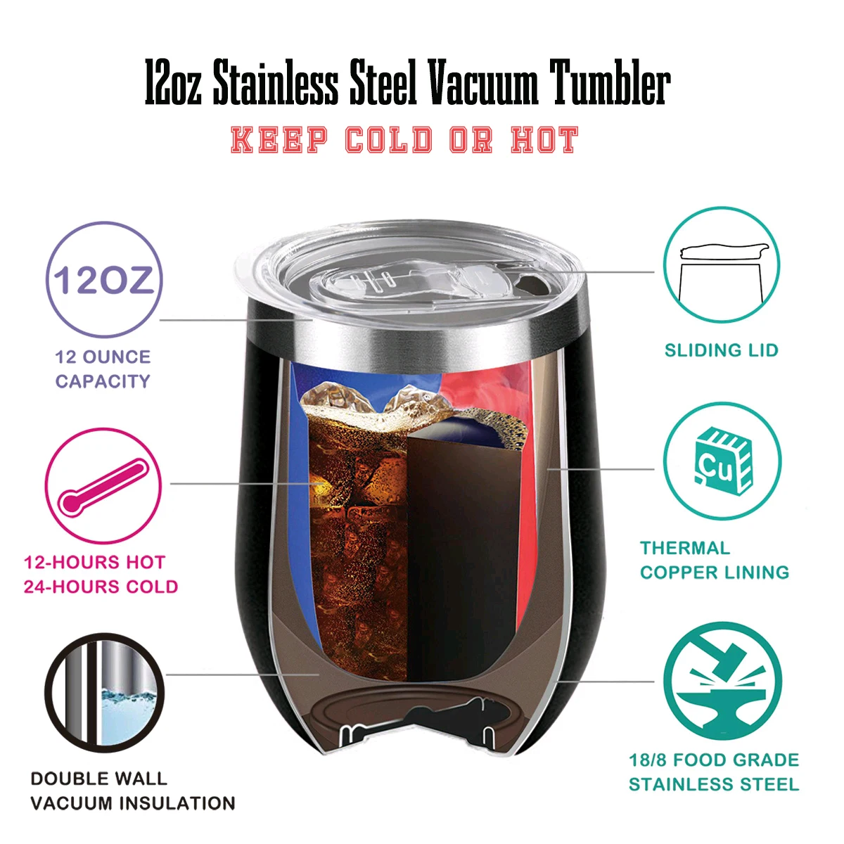 2Pcs Personalized Tumbler 12oz, Insulated Vacuum Flask, Custom Tumbler Cup, Monogram Tumbler, Rambler, Engraved Large 12oz Cup