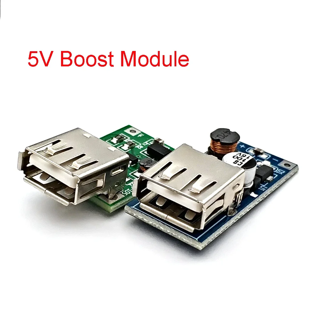 DC-DC 0,9 V-5V a 5V 600MA cargador de banco de energía convertidor de refuerzo módulo de voltaje de suministro placa de circuito de carga de salida USB