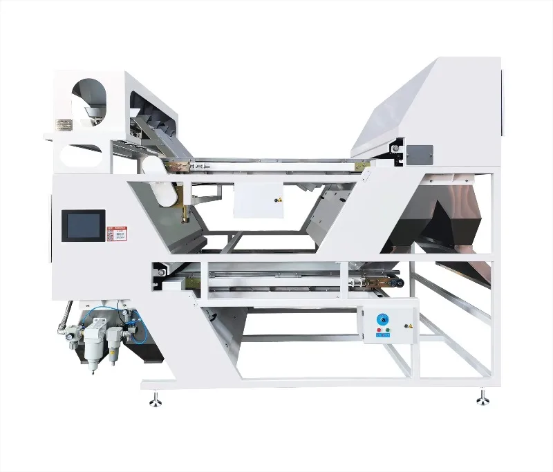 Smart PLC Optical Sorter Double Layer Walnut Shape for Tomato Chips Color Resort Function 220V Automation Customize