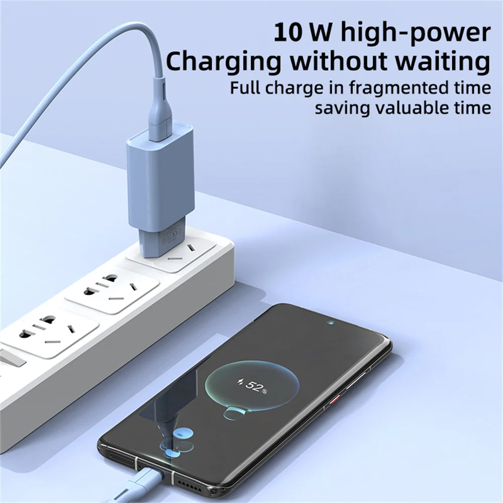 10W USB Charger 5V 2A Fast Charge Mobile Phone Charger Adapter For iPhone Samsung Xiaomi Huawei Portable EU/US Plug Wall Charger