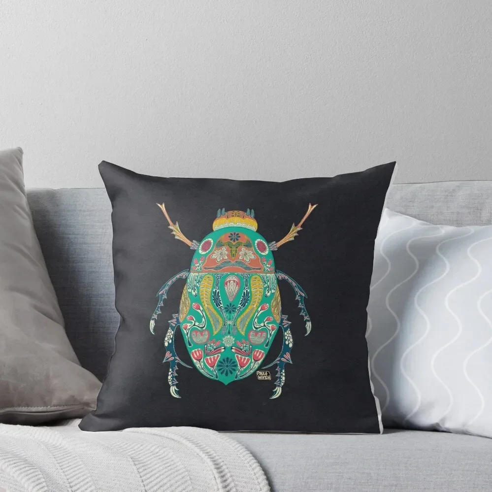 Beetle Mania Throw Pillow Christmas Covers pillow cover luxury Christmas Pillow Christmas Cases