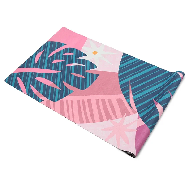 

Environmentally friendly natural rubber yoga mat, foldable 1mm travel yoga mat, convenient, practical and durable