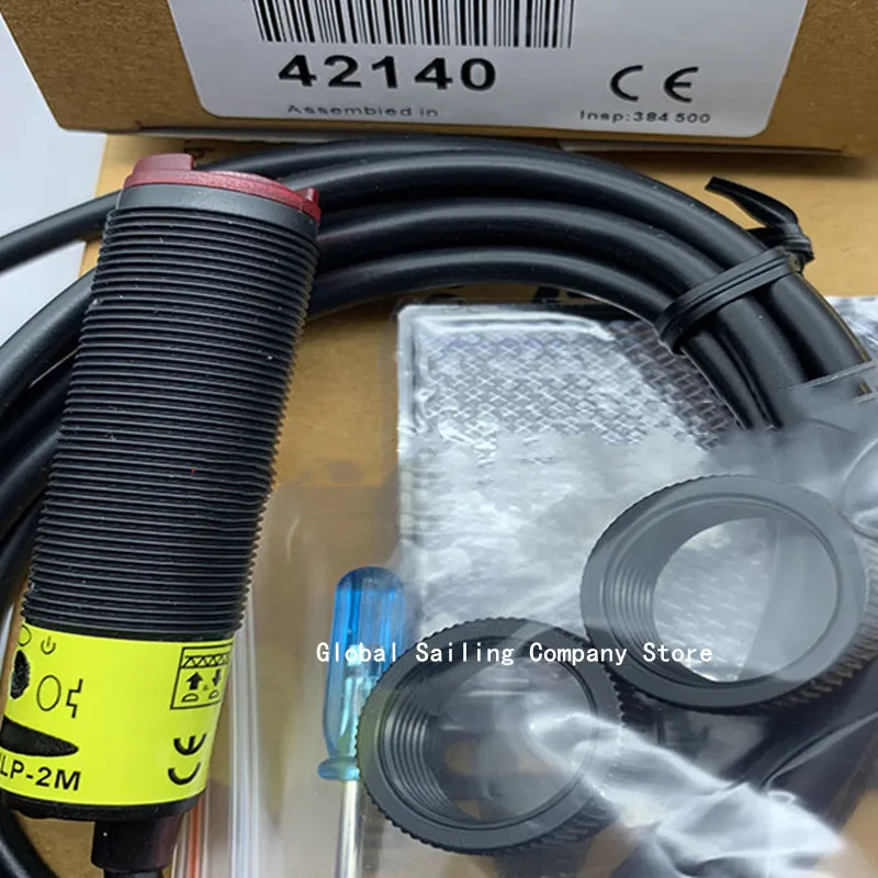 2PCS New mirror reflective photoelectric switch S18-2VNLP-2M S18-2VPLP-2M