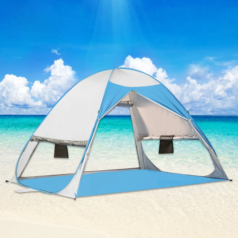 Adjustable Beach Sun Protection Outdoor Quick-opening Awning Tent Children's Ultra-light Tent