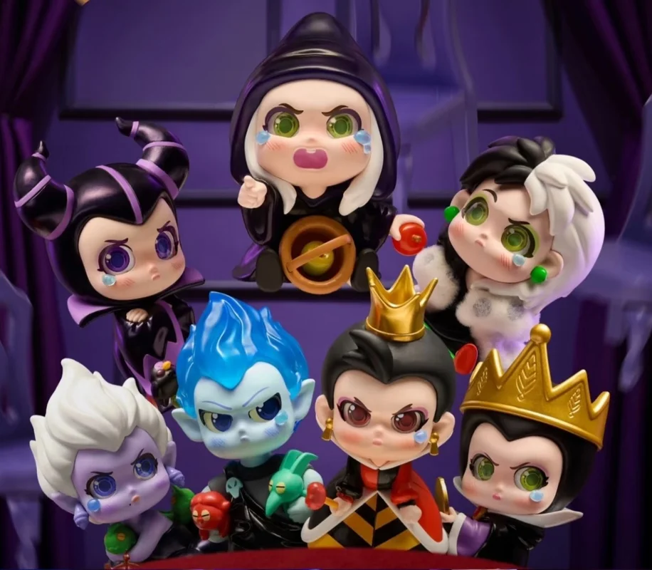 

New Cartoon Disney Villain Series Blind Box Mysterious Box Of Anime Figurines Mystery Box Desktop Ornament Kawaii Dolls