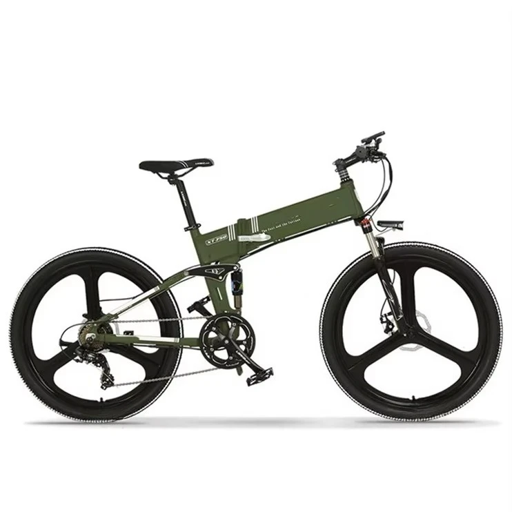Super Lightweight 26 Inch 350W 500W 1000w Full Suspension Mtb Folding Electric Mountain Bike E Bicycle