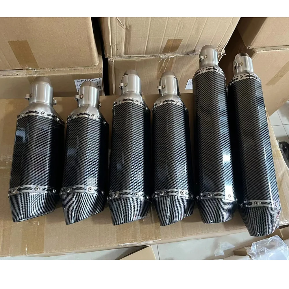 Hochwertiger Universeller 51mm Performance-Auspuff für Motorräder, Schalldämpfer zum Fabrikpreis, 310mm 370mm 470mm 570mm – Detail 25