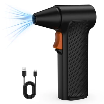 110000RPM Compressed Air Duster Violent Air Blower Turbofan Turbo Jet Fan Brushless Motor Handheld Portable Mini Duct Fan Type-C