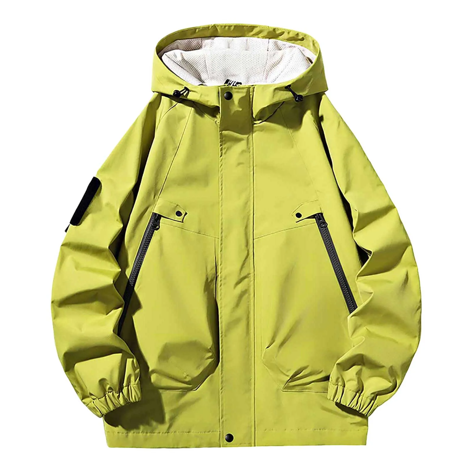 Mens Hooded Storm Jacket For Outdoor Camping And Leisure Sports In Autumn Light Weight Rain