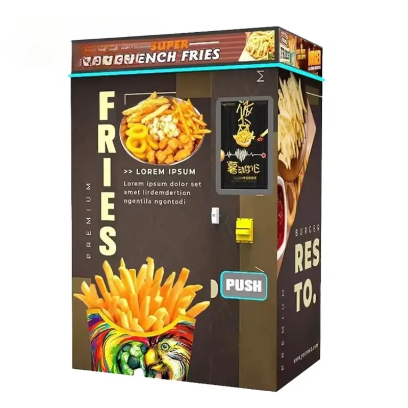 Frietautomaat Robot Automatische Frietautomaat Frietjes of Kip Auto Snacks Maker Automaat