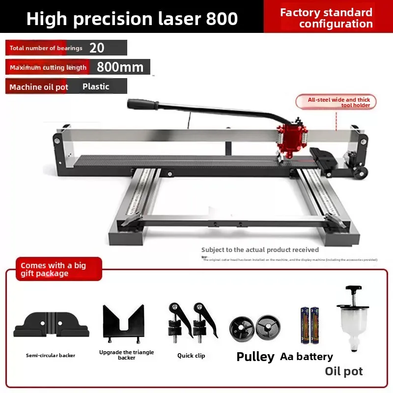 Manual Tile Cutter Push Pull Scoring Knife High Precision Tile Cutting Tool for Floor Tile Paving