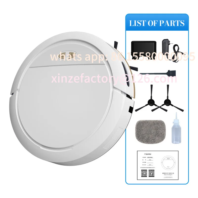 

Customizable sweeping robot sweeping and dragging integrated household