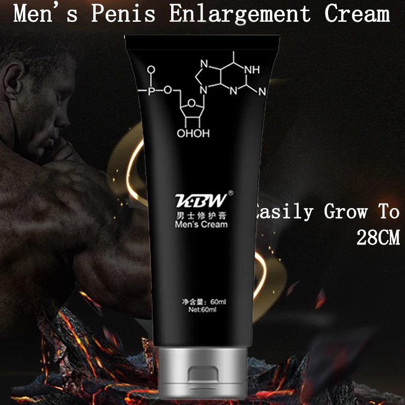 Male Penis Enlargement Cream Pene Erection Aphrodisiac Essential Oil Sex Delay Dick Oil Growth Thicken Massage Lubricant 60ML