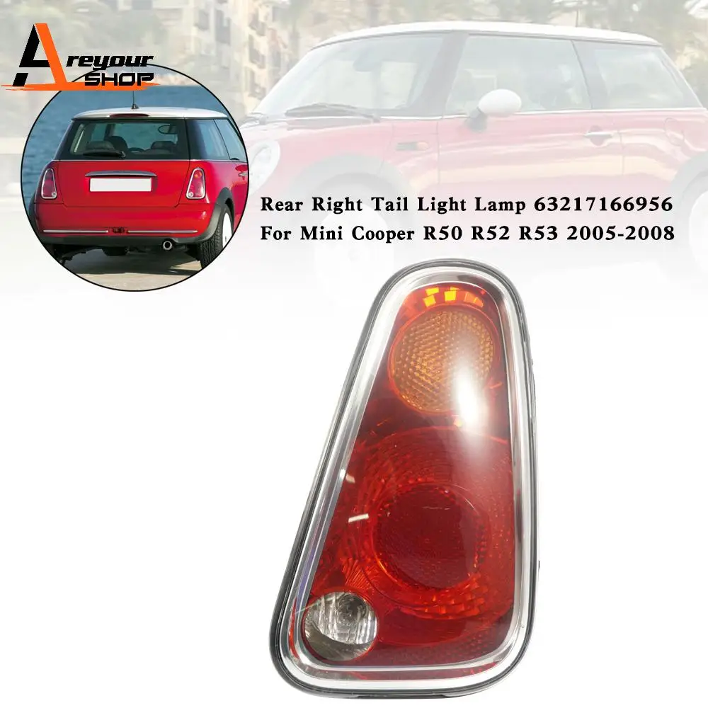 Rear Right Tail Light Lamp 63217166956 for Mini Cooper R50 R52 R53 2005-2008