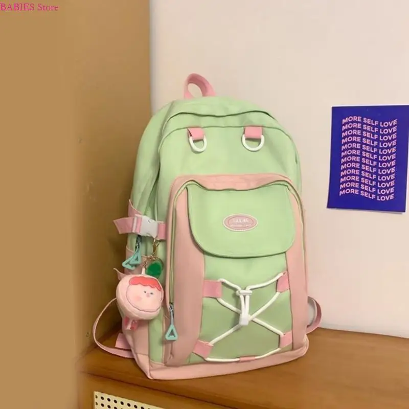 

C9GB Women Large Capacity Backpack Teen School Backpack Student School Bag Travel Backpack Leisure Backpack Laptop Backpack