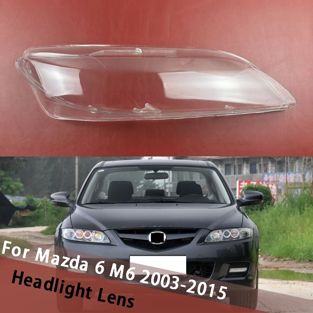 

Для Mazda 6 M6 2003 ~ 2015 крышка фары прозрачный корпус фары абажур линзы заменить оригинальный абажур из плексигласа
