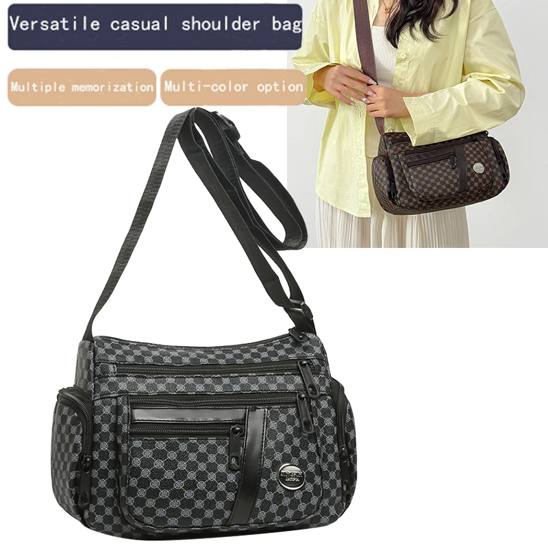 

Unisex Crossbody Bag - Trendy Korean Style, Multi-Pocket Messenger Bag. Lightweight & Stylish, Perfect for Daily Use. Fashionabl