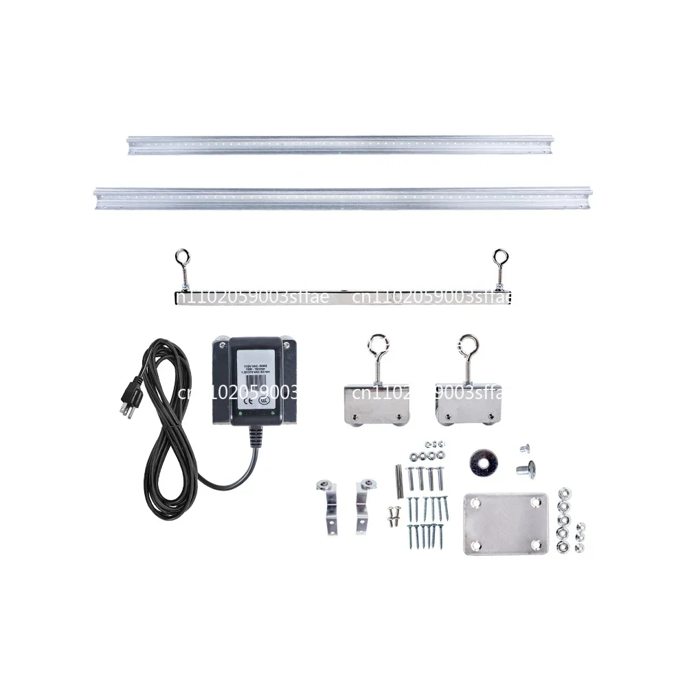 7ft Adjustable Grow Light Mover Rail Hydroponic System Kit