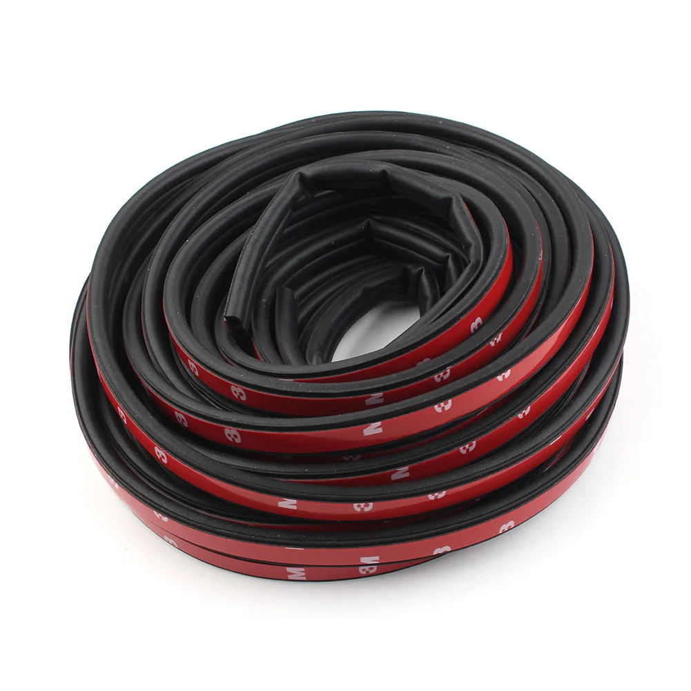 10M 33FT B-Shape Trim Rubber Strip Universal Car Door Edge Seal Hollow Weather Strip