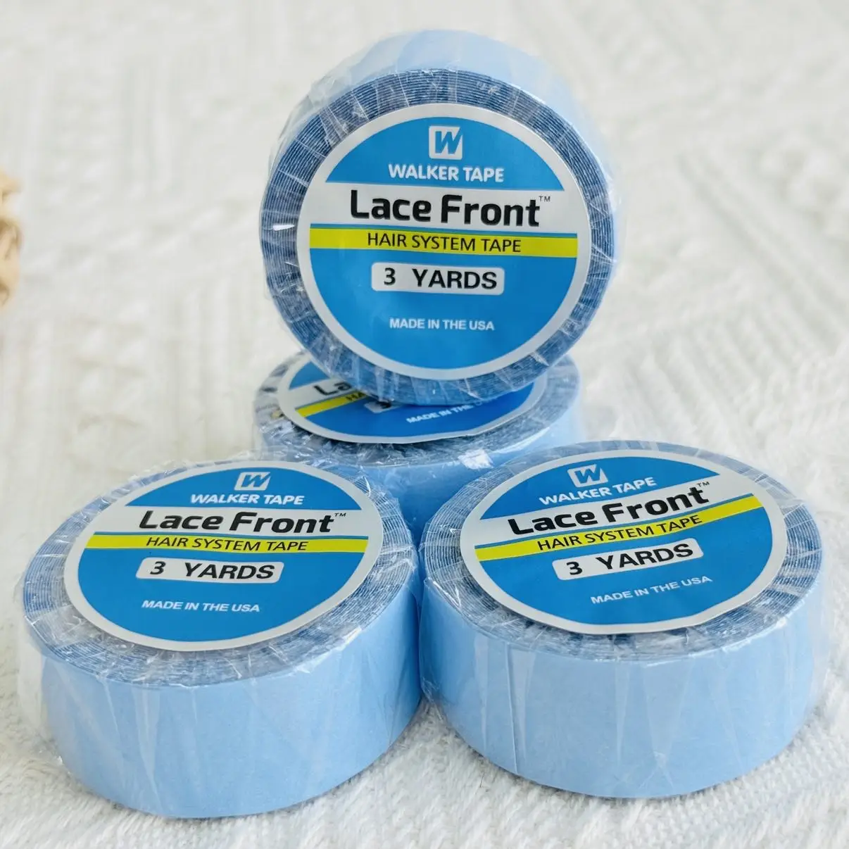 3 ياردة 2.0 سنتيمتر الجبهة الدانتيل الباروكة الوجهين الشريط الشعر التمديد لاصق الغراء ل الدانتيل الجبهة الباروكات وصلات شعر مستعار الشريط