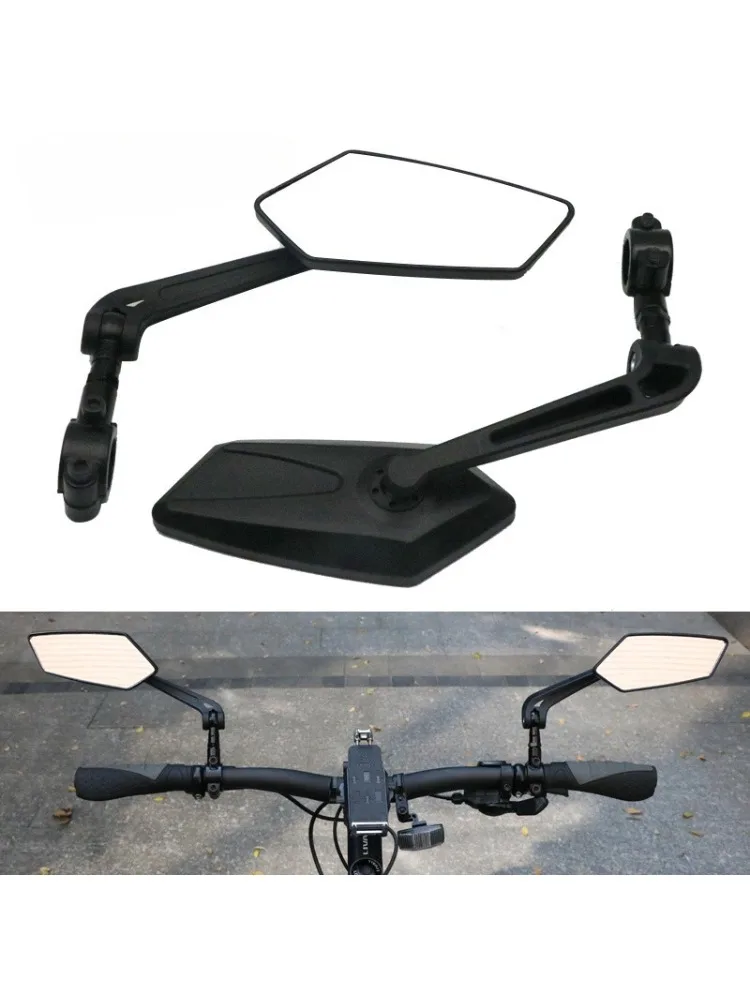 AliExpress Bicycle Rearview Mirror Mountain Bike HD Mirror Adjustable Mirror Outdoor Cycling Accessories Bicycle Observation Mirror