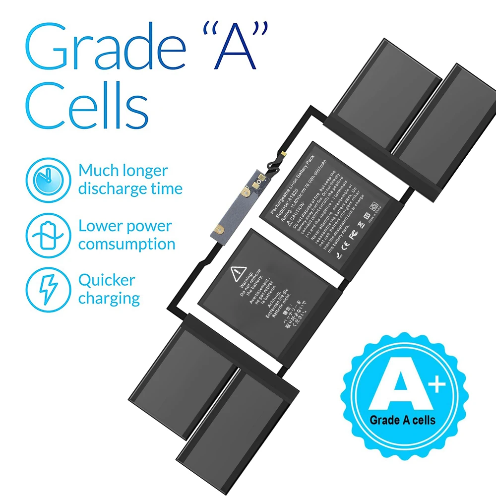 Imagem -03 - Liscn 11.4v A1820 Bateria do Portátil para Apple Macbook Pro 15 A1707 Final de 2023 Meados de 2023 Emc3072 3162 Mlh42 Mlw72 Mlw82 Ferramentas Gratuitas