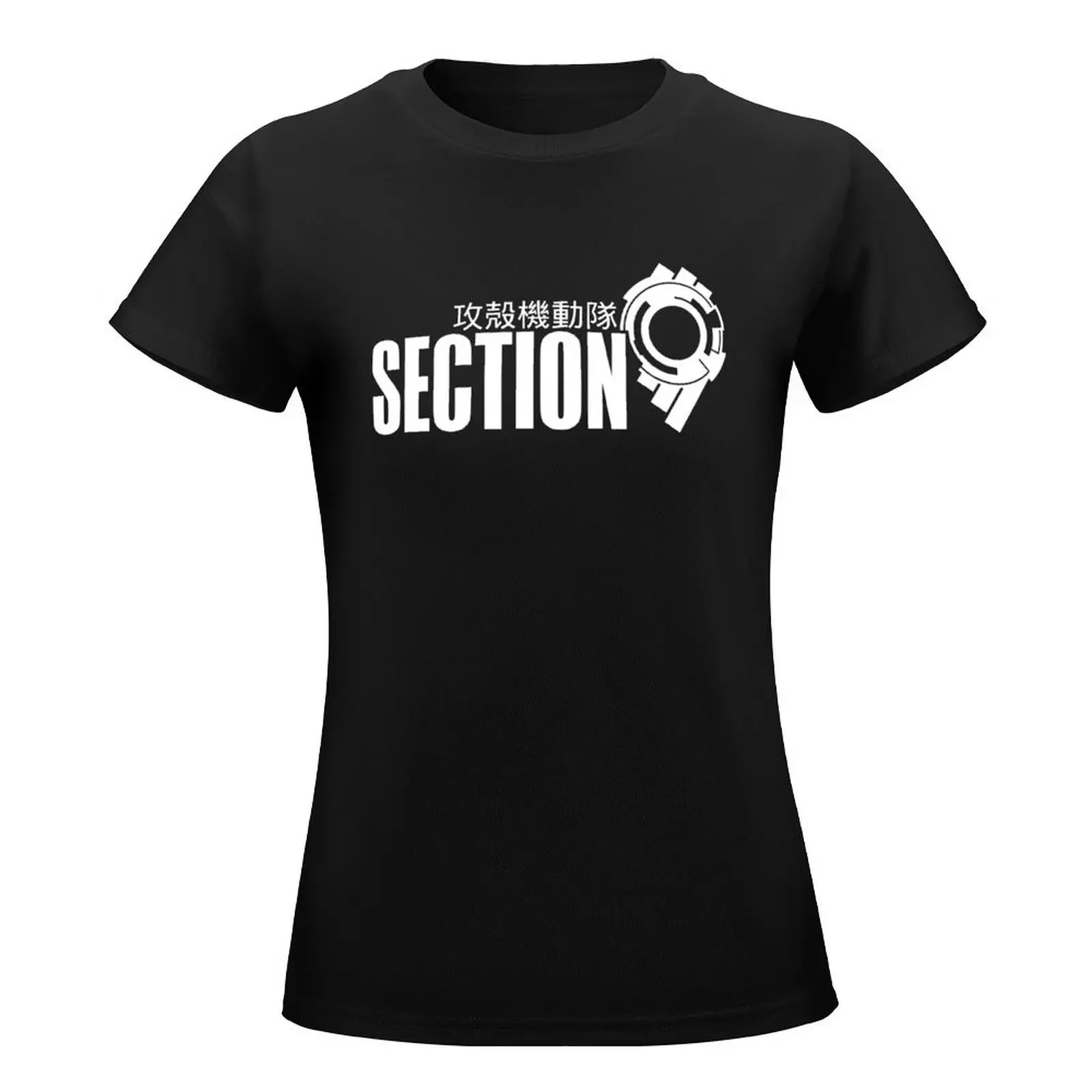 Public Security Section 9 Uniform T-Shirt anime clothes hippie clothes kawaii clothes T-shirt Women