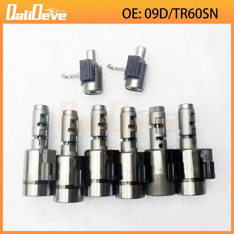 09D TR60SN 8PCS Automatic Transmission Solenoid Valve Kit For VW Touareg For Audi Q7 Porsche Car Accessories